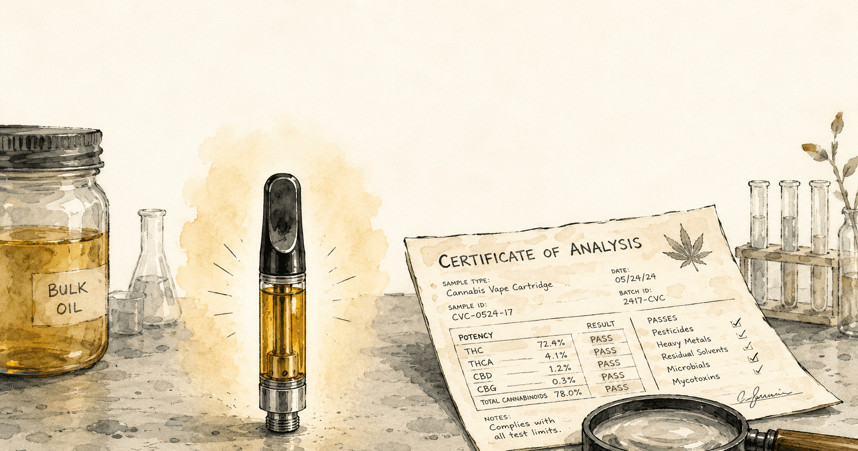 Why Vape Cartridges Have to Be Tested After They're Filled (Not Before)