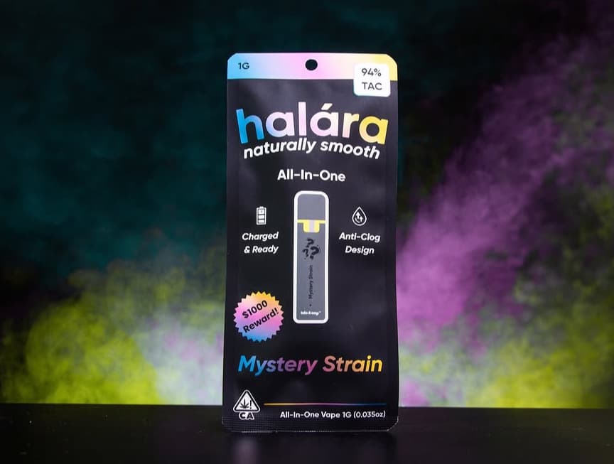 Halara Mystery Strain All-in-One — guess the two parent strains for a chance to win $1,000