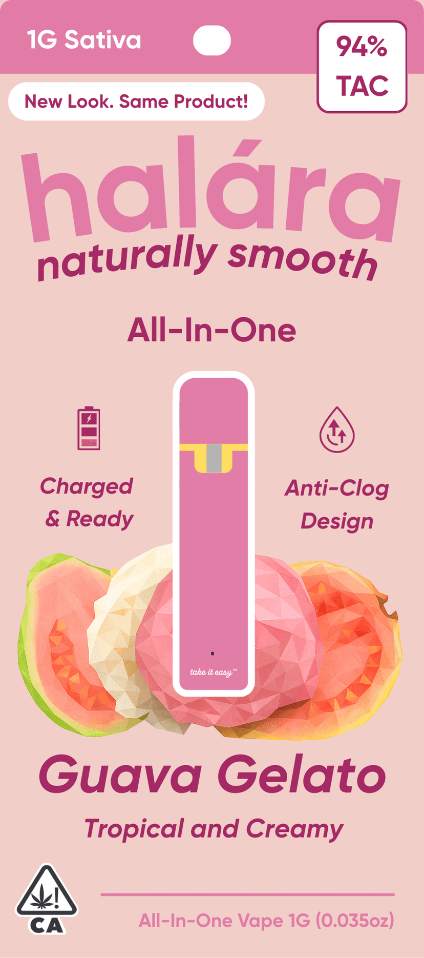 Halara Guava Gelato All-in-One packaging