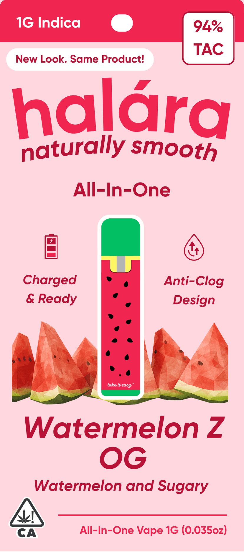 Halara WatermelonZ OG All-in-One packaging