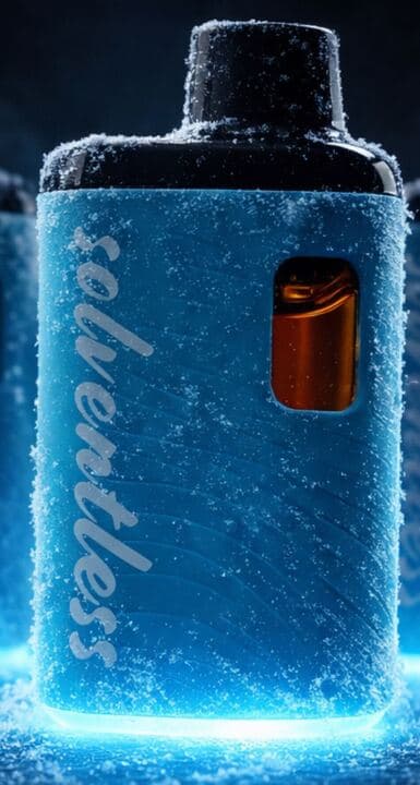 Halara Solventless Rosin AIO device with frosted finish