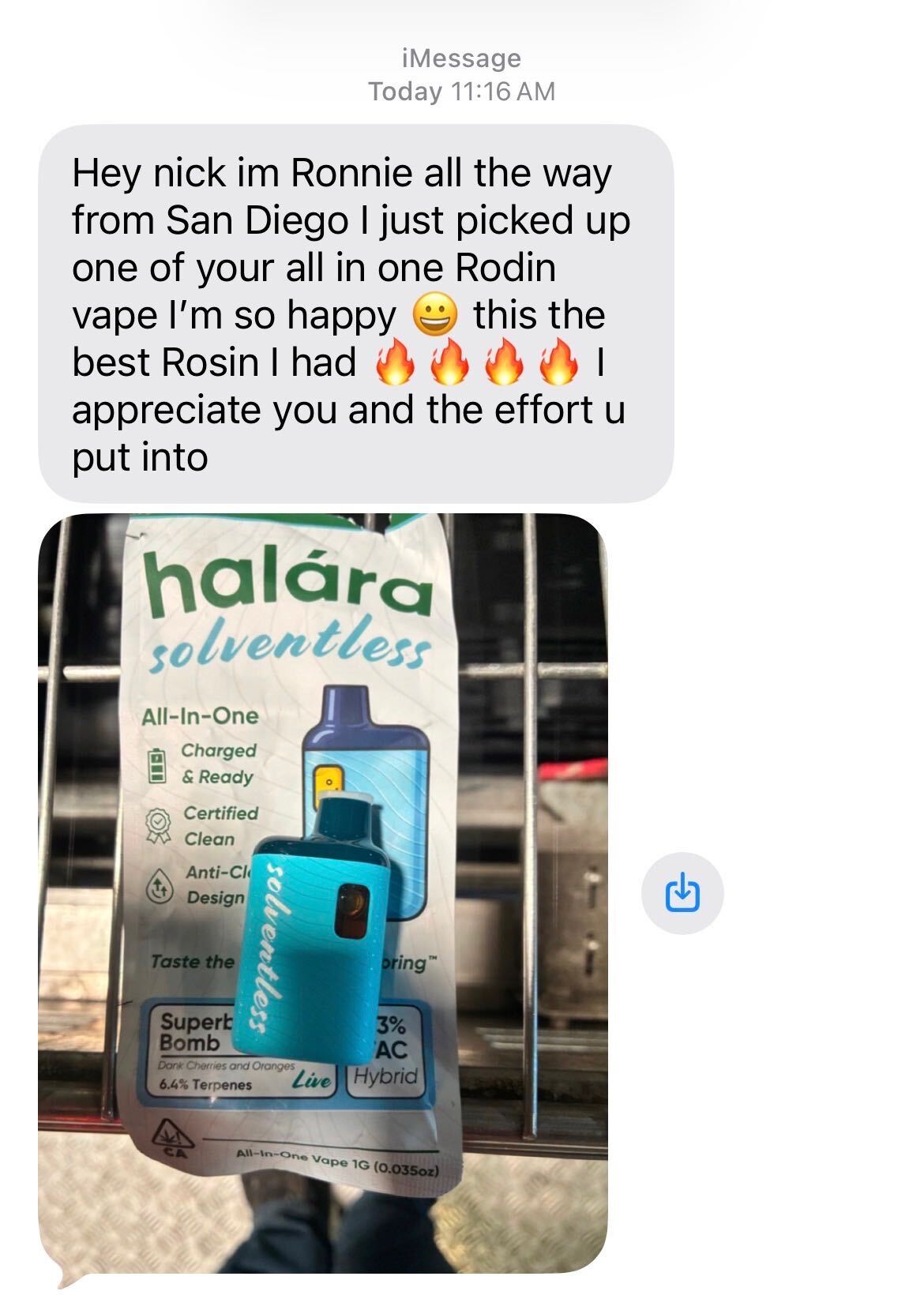 Halára customer photo