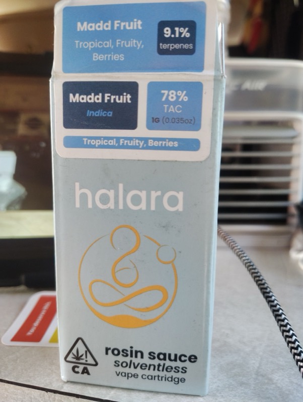 Halára customer photo — madd fruit