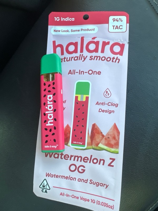 Halára customer photo — watermelon z og